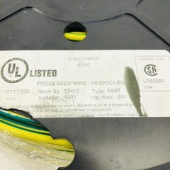 1015/10B19-24E – 10 19BC 105C 600V MTW 1015/1230 GREEN/YELLOW (1,000 FT)