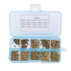 1000Pcs GB876 M0.9 M1.3 M1.5 M1.7 Mix Tubular Rivets Double-sided Circuit Board