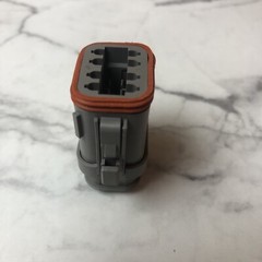 10x DT06-08SA-E008 Deutsch DT 8-Pin Plug Connector Kit Gray A-Key Shrink Boot