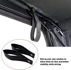 Rear Window Tie Down Straps, Compatible with 2007-2018 Models, 2-Piece Set