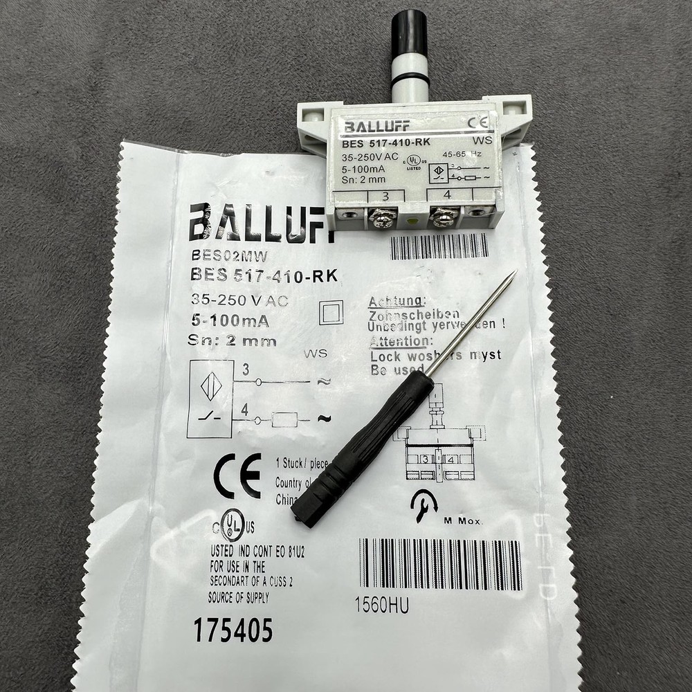 New Proximity Switch Sensor for Balluff BES02MW 35-250VAC BES 517-410-RK