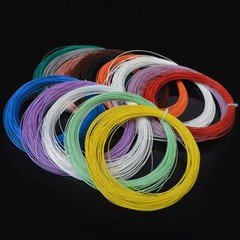 7/9/11~30AWG PTFE Silver-Plated Copper Stranded Electrical Wire Cable Audio Wire