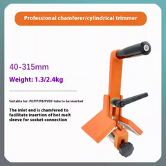 PPR PE PVC Pipe Fittings PE Chamfering Machine Chamfering Blade Thickening