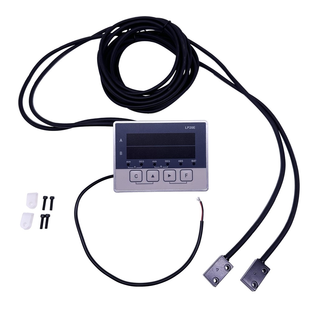 2 Axis Digital Display Dro Magnetic Grid Sensor Head Displacement Meter Tapes