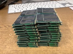 D45128441G5-A10-9JF NEC DRAM Vintage Laptop RAM Sticks Lot of 25 Tested