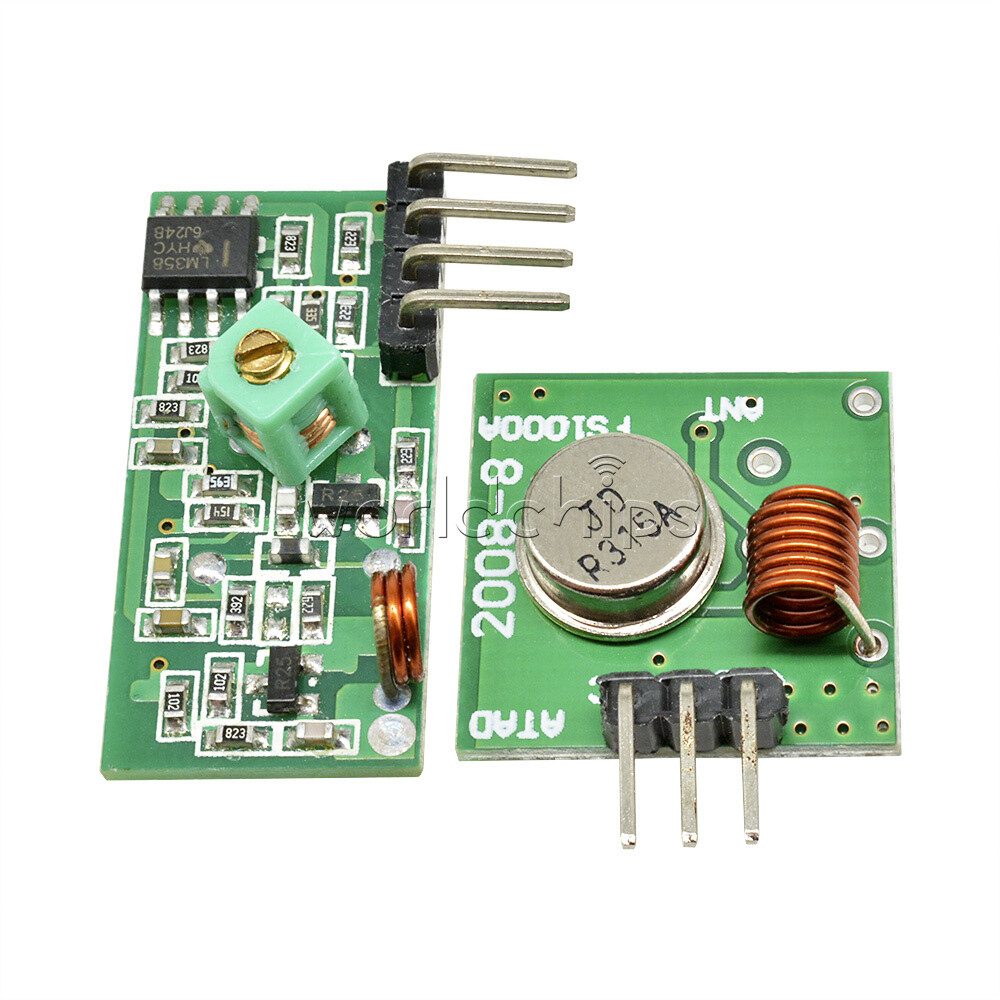 10PCS 315Mhz RF transmitter and receiver kit Module for Arduino ARM Raspberry Pi