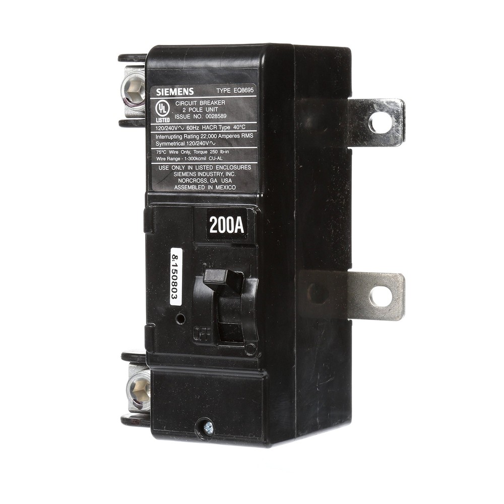 NIB – Siemens – MBK200A – Low Voltage Residential Circuit Breaker Main, Rated