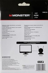 Monster Digital Indoor TV Antenna, 75 OHM #140062-00