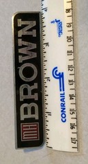 Lot of 4 MH Brown Electronik Badges Emblem Logo Honeywell Electronic