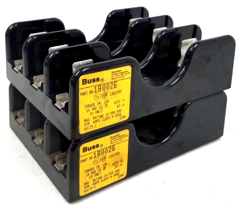 Lot of 2 – 1B0026 Bussmann Fuse Holder – Next Day Option