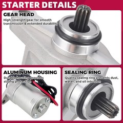 Starter for GY6 49cc 50cc Scooter Moped 139QMB/QMA Chinese 4 Stroke Scooter Baot