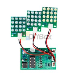 DIY CD4017+NE555 Water Flow Light LED Electronic Kit Soldering Learning Project