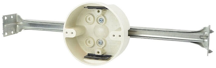 Allied Moulded Products 9364-BHK, 4″ x 1-11/16″, Light Fixture Support Box, 1 pc