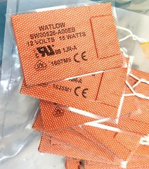 Watlow 15W 2×3″ Silicone Rubber Heater Pad 260°C 12VDC w Thermocouple LOT OF 26