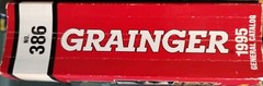GRAINGER 1995 #386, 1996 Metalwork Supplies, 2000-1 #391 Catalogs, used