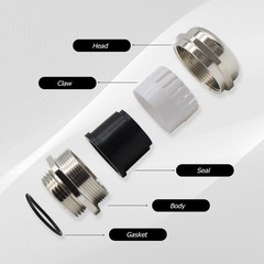 CABLE GLAND IP68 WATERPROOF BRASS & STAINLESS STEEL M6-M100 PG7-PG63 G1/4-G3