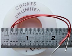 US Stock – NOS Chokes Unlimited 0.08 mH Air Core Inductor 18 AWG wire