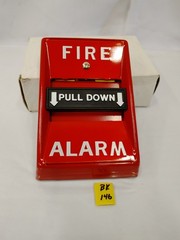 4050-211T-201 Fire Alarm Pull Station Red
