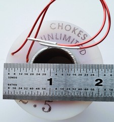 US Stock – Chokes Unlimited 2.5 mH Air Core (w/iron sleeve) Inductor 18 AWG wire