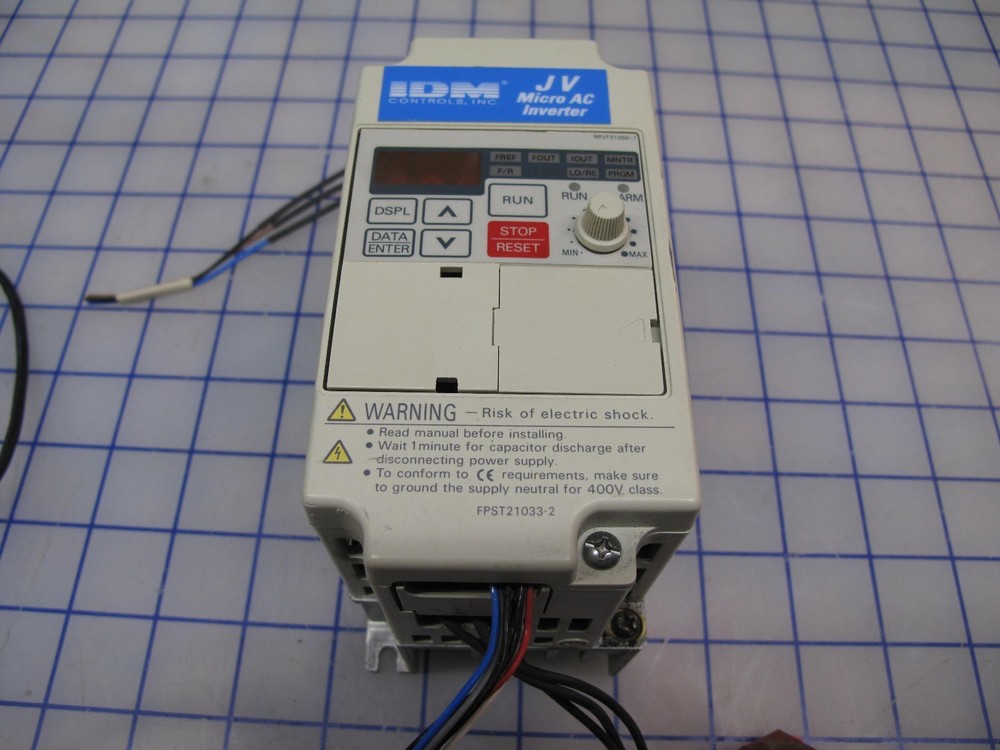 IDM CONTROLS – JV MICRO AC INVERTER SPEC 20P40 MODEL CIMR-J7AU40P4