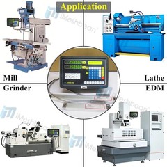 Digital Readout 12″ & 30″ Linear Scale w/ DRO 2 Axis Kit for Bridgeport Mill