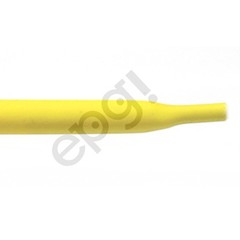 HEAT SHRINK – YELLOW – POLYOLEFIN 2:1 330FT ROLL 1/4″ ID 6.35mm #CBHFT6001/4Y330