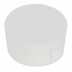 48 mm interior length PE plastic end cap screws thread protective pipe cover-