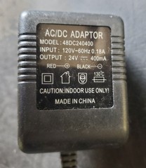One(1) Model 48DC240400 AP Power Supplier Adapter Feed Link Control Display 24V