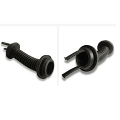 1X 30mm*30mm Car Harness Wiring Door Tube Rubber Sleeve Dust-proof Tube US
