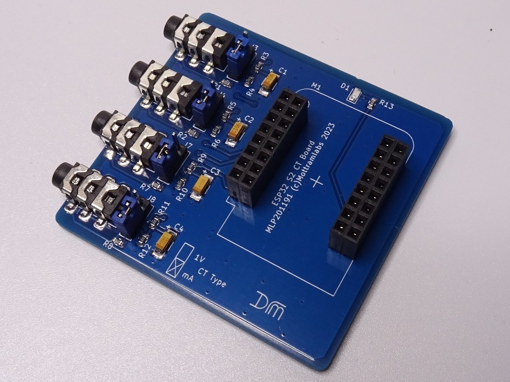 4 Channel ESP32 S2 Mains Current Sensor – Wemos – Current – SCT013 – 100A/50mA