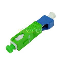SC APC Male to LC PC Female Fiber Optic Hybrid Optical Adaptor
