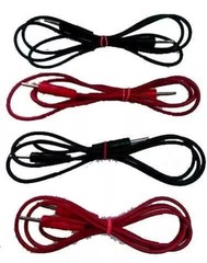 FT Leads Physiotherapy Equipments IFT electrodes wire (Pack of 4 Pieces)