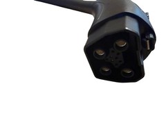 2.5 Ft Heavy Duty 4-Pin EVSE Charging Cable 300V 80C FT1 Industrial Multi-Pin