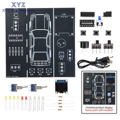 DIY Car Driving Simulation Soldering Practice Kit Electronic Kit Solder Learn