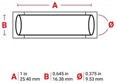 Brady Worldwide M-375-1-342, 12 to 4 AWG, Black on White Wire Sleeve Label, 1pc