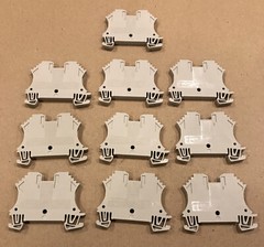 Pack of 10! Weidmuller 1020000000 WDU 2.5 Feed-Through Terminal Blocks 600V 20A