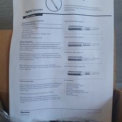 Raychem TFT-153R-G Indoor Termination For Wire Shield Box Of 3 New