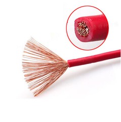 Flexible RV 0.12~0.75mm² Electrical Single Core Multi-strand Copper Wire Cable