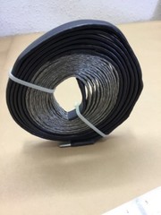 5/8 x 240″ Flat Braided Copper ElectricalGround Strap w/ 5/16″ Forked Tongue Lug