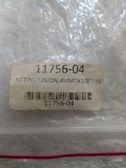 Swagelok 4mm Tube x 1/8 Reducing Union 316 Stainless Steel Industrial 4/ORDER