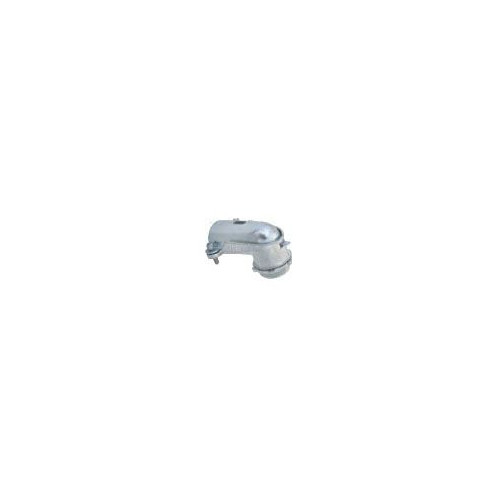 PECO 42, 3/4, Single Cbl Opening, Die-Cast Znc, 90D, Flexible Con Cnnctr 1pc