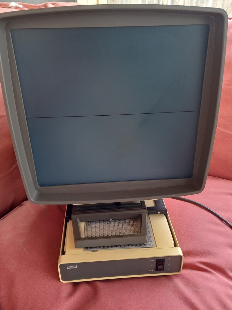 NCR microfiche reader NCR Corporation Class 4601 Model 02