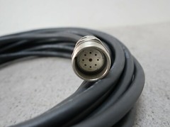 Signal Wire Plug M23 8 Pin ca.32 10/12ft Kaweflex 4424 Tkd 3x (2×0, 14)+ 2×1, 0