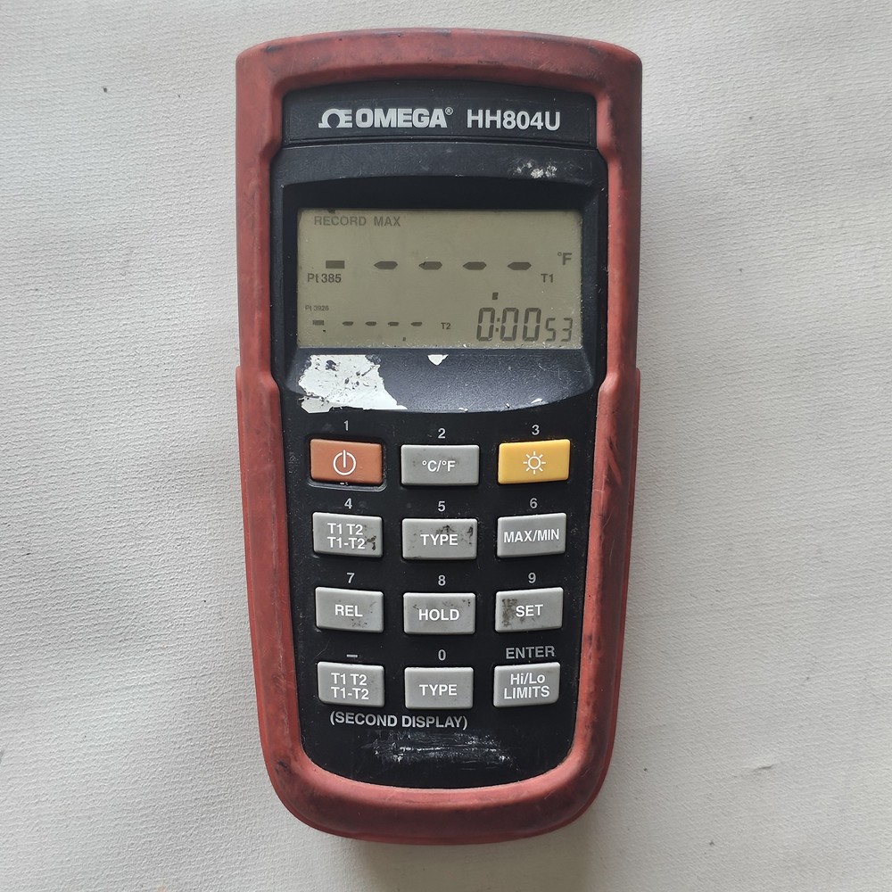 Omega Engineering HH804 – Thermometer, High Accuracy, Temperature UNTESTED AS IS