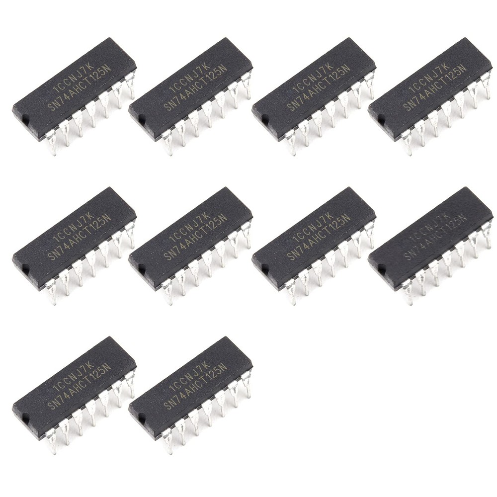 Bridgold 10pcs SN74AHCT125N SN74 Quadruple Bus Buffer Gates with 10 Piece