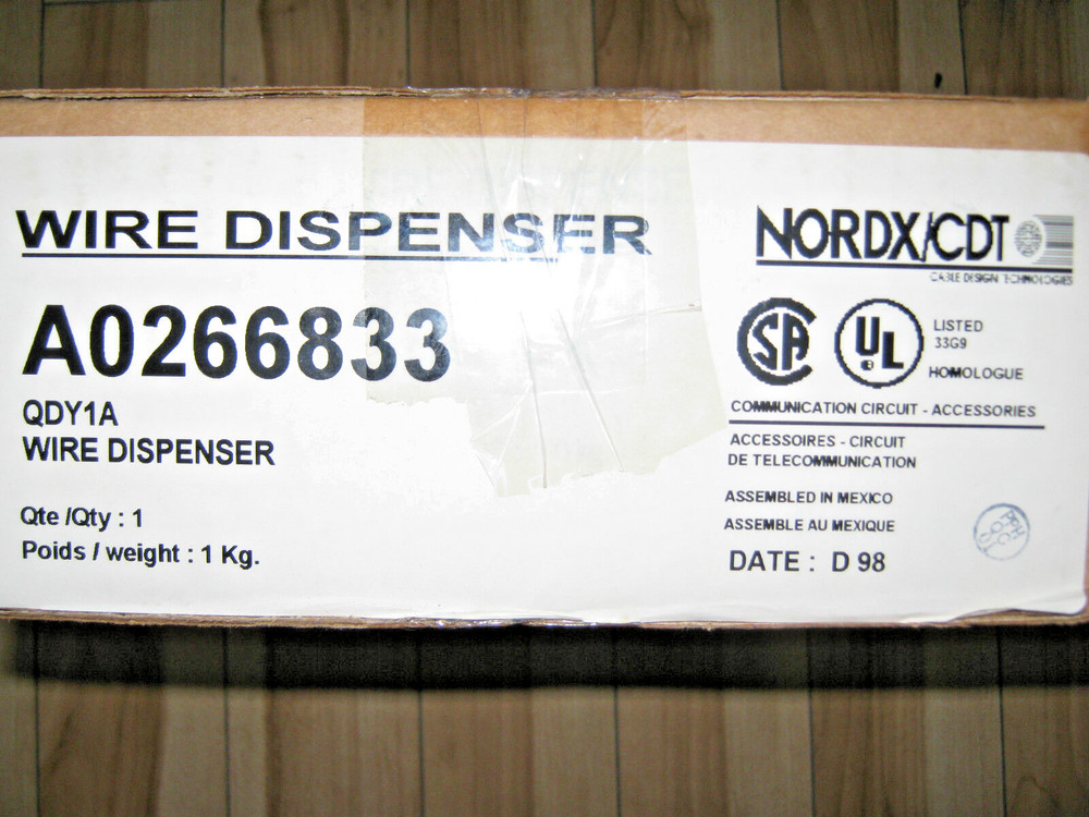 BELDEN/CDT – A0266833 – QDY1A – LARGE BIX WIRE DISPENSER – BEIGE