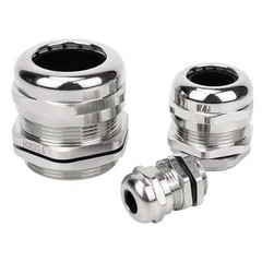 Ip68 Waterproof 304 Stainless Steel Cable Glands Compression Junction M8-M100