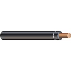 Southwire 11595601 Thhn Building Wire, Copper, 10 Awg, 1C, Black, Solid, 500 Ft