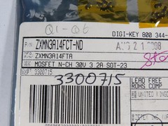 Diodes Incorporated ZXMN3A14FTA N-Channel 30V 3.2A SOT-23 Lot of 48 ! NOP !