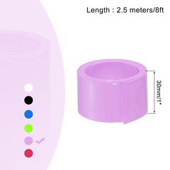 Battery Wrap 30mm Flat 8ft PVC Heat Shrink Tube Wraps Pink